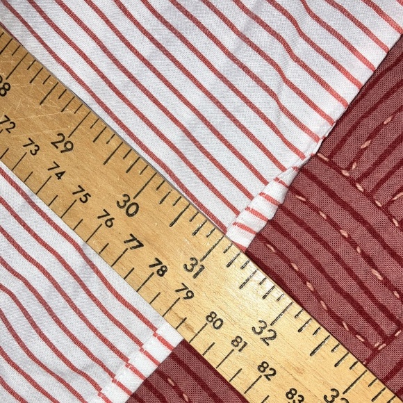 ONLY brand Striped Men's Shirt size 42 uk 14 White and red - Picture 9 of 15